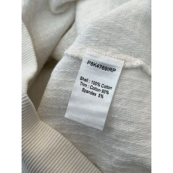 Ladies Large Sequined Ivory Crewneck Sweater Blouse Parker Beautiful Top - Picture 4 of 5